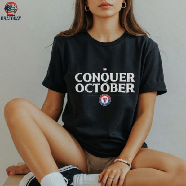 Texas Rangers Conquer October 2025 Playoffs T shirt