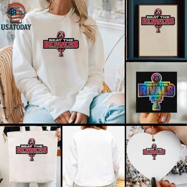 Texas Tech Vs Oregon State 2025 Raider Power Beat The Beavers Shirt