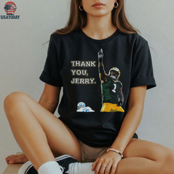 Thank You Jerry Micah Parsons Green Bay Packers Football NFL 2025 for fan shirt