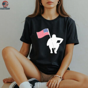 The Caddie Network America Lightweight USA Flag Shirt