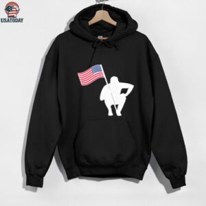 The Caddie Network America Lightweight USA Flag Shirt