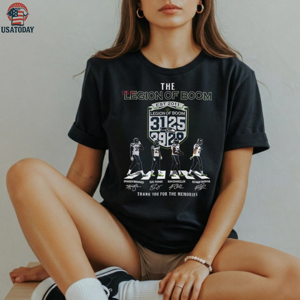 The Legion of Boom Abbey Road thank you for the memories shirt The Legion of Boom Abbey Road thank you for the memories shirt