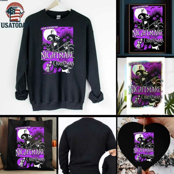 The Nightmare Before Christmas Welcome To Halloween Town Shirt
