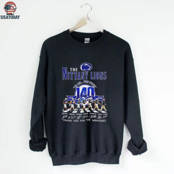 The Nittany Lions we are Penn State thank you for the memories signature shirt