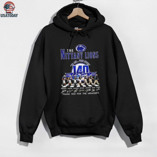 The Nittany Lions we are Penn State thank you for the memories signature shirt