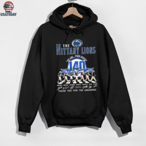 The Penn State Nittany Lions 140th Anniversary Season 1887 2026 We Are Penn State Thank You For The Memories Road Abbey Signatures T shirts