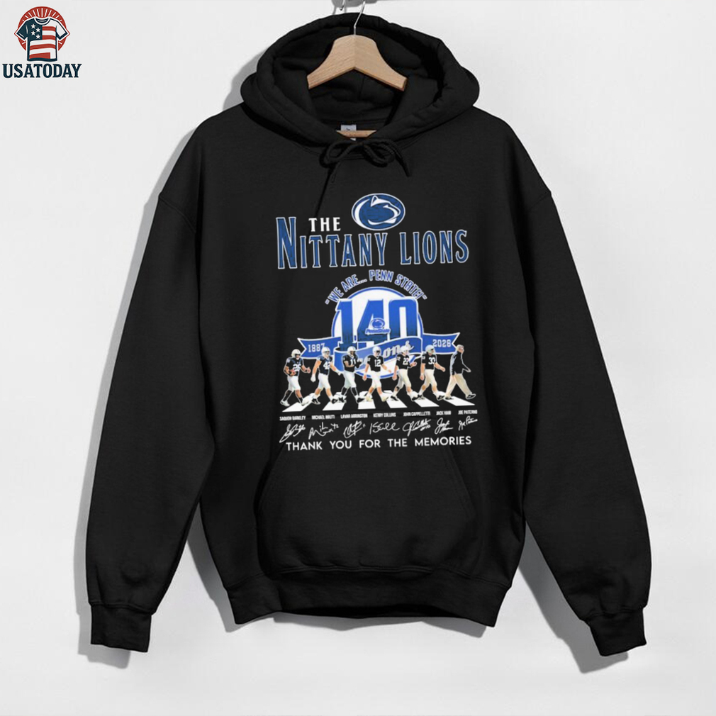 The Penn State Nittany Lions 140th Anniversary Season 1887 2026 We Are Penn State Thank You For The Memories Road Abbey Signatures T shirts The Penn State Nittany Lions 140th Anniversary Season 1887 2026 We Are Penn State Thank You For The Memories Road Abbey Signatures T shirts
