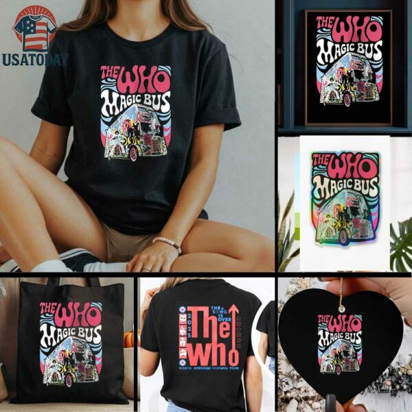 The Who magic bus the song is over shirt