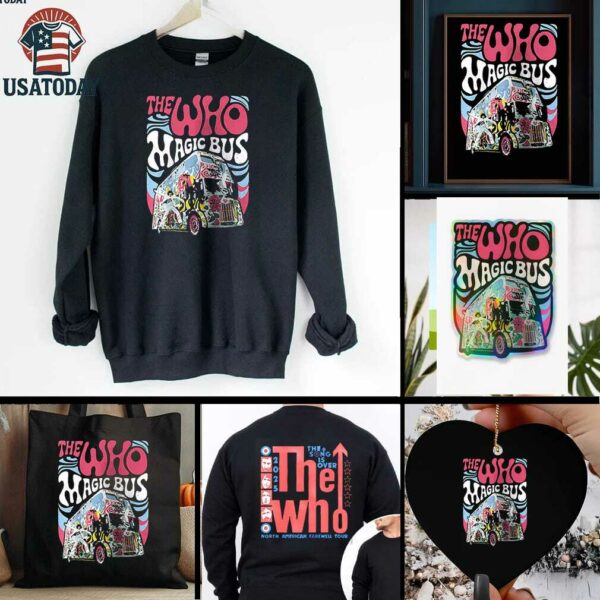 The Who magic bus the song is over shirt