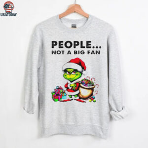 The grinch people not a big fan Merry Christmas 2025 shirt