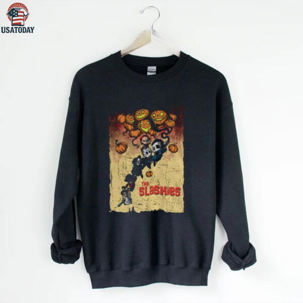 The slashies the Goonies movie poster horror Halloween shirt
