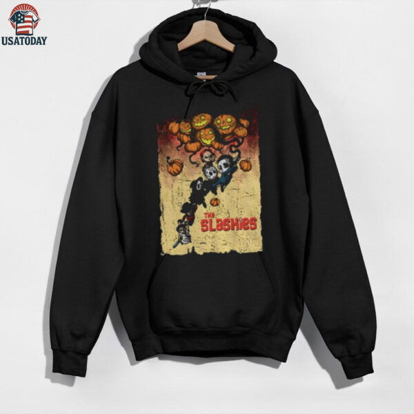 The slashies the Goonies movie poster horror Halloween shirt