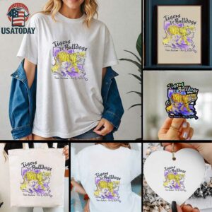 LSU Tigers vs LA Tech Bulldogs game day 2025 Tiger stadium shirt