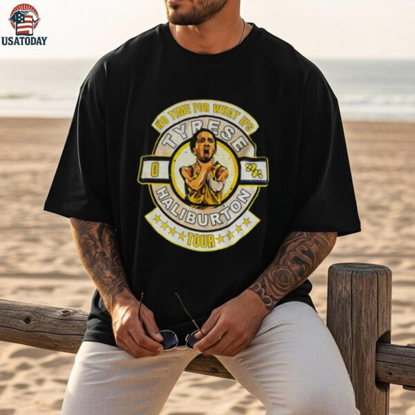 Tyrese Haliburton Wearing No Time For What IFS Tour WWE Wrestlepalooza shirt