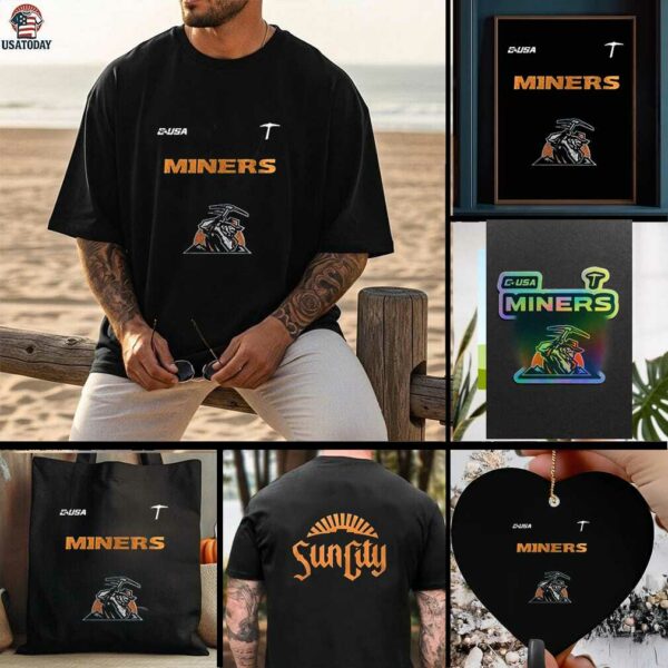 UTEP Miners Sun City logo shirt