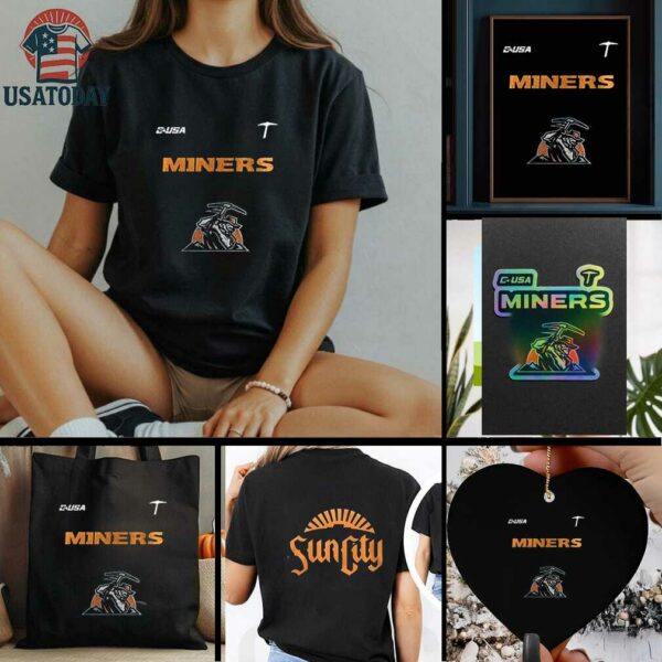 UTEP Miners Sun City logo shirt
