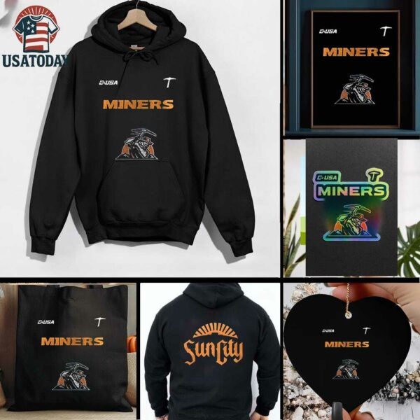 UTEP Miners Sun City logo shirt