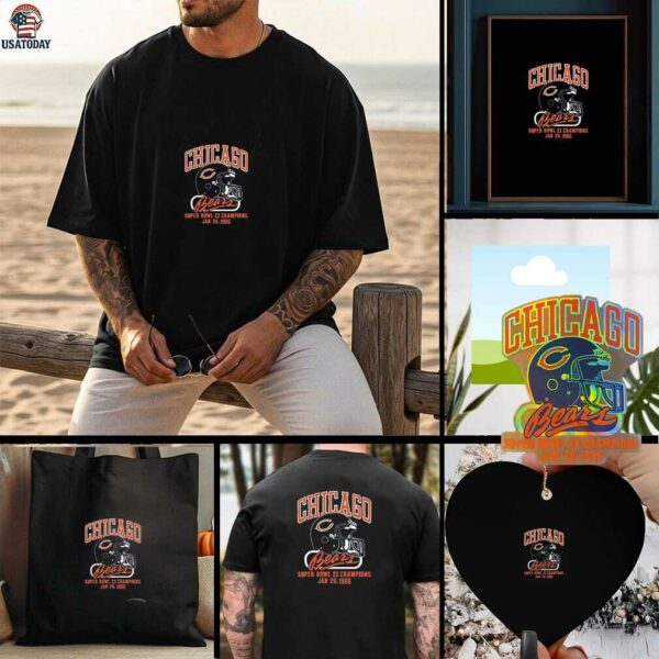 Unisex Homage Navy Chicago Bears Super Bowl XX Champions 40th Anniversary Sweatshirt