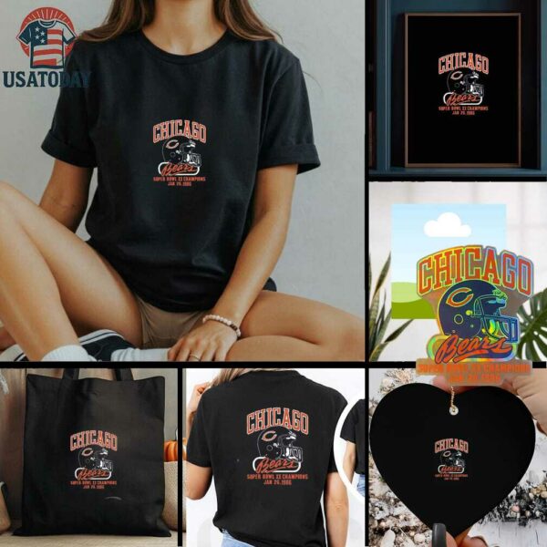 Unisex Homage Navy Chicago Bears Super Bowl XX Champions 40th Anniversary Sweatshirt