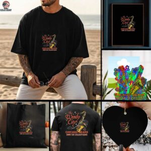 Unisex Homage Navy Chicago Bears Super Bowl XX Champions Windy City T Shirt