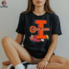 University of Illinois Fighting Illini logo and mascot Cockblocked shirt