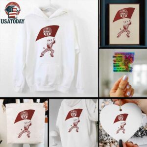 Indiana Hoosier army flag shirt
