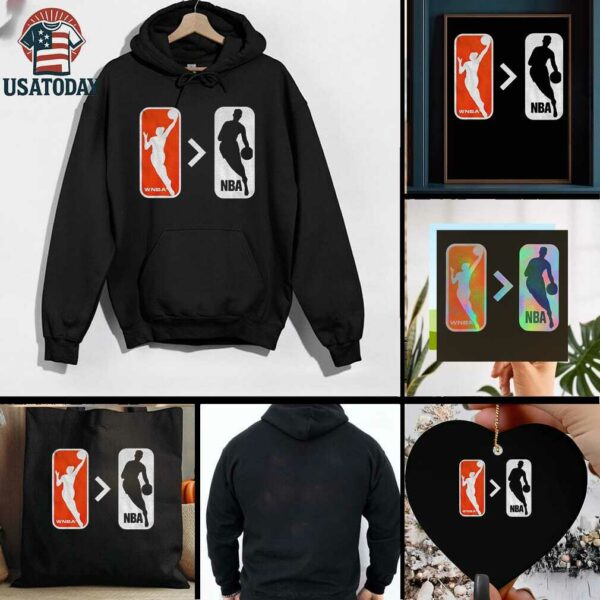 WNBA better than NBA everybody watches women’s sports shirt
