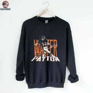 Walter Payton Chicago Bears player signature caricature shirt