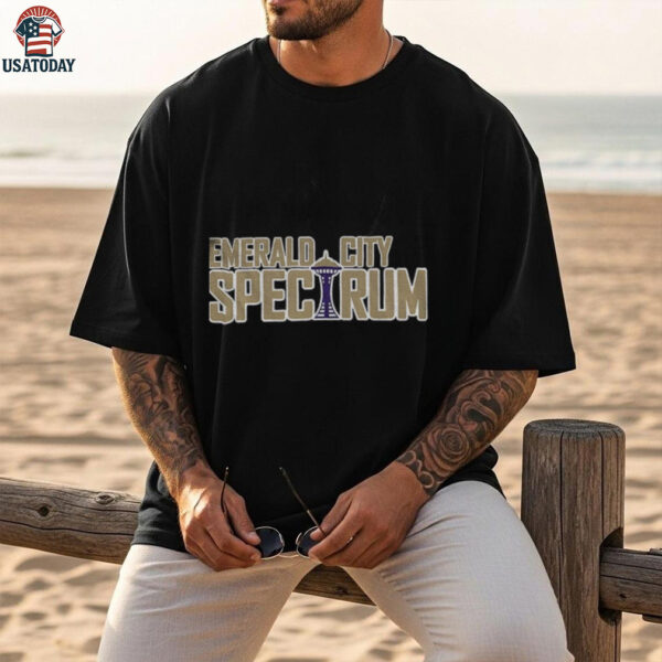 Washington Huskies NBA Basketball Emerald City Spectrum 2025 shirt