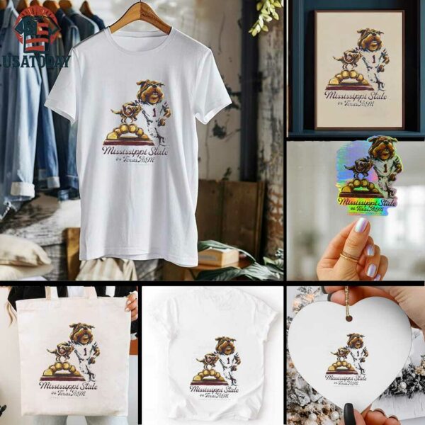 Mississippi State Bulldogs vs Texas A&M Aggies 2025 College stadium TX shirt