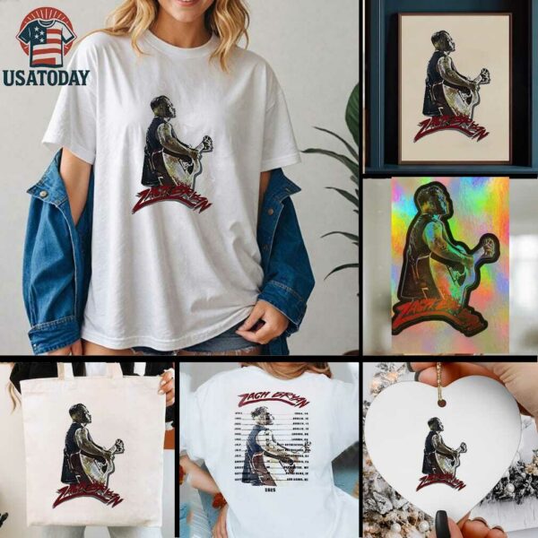 Zach Bryan World Summer show 2025 tour dates photo shirt