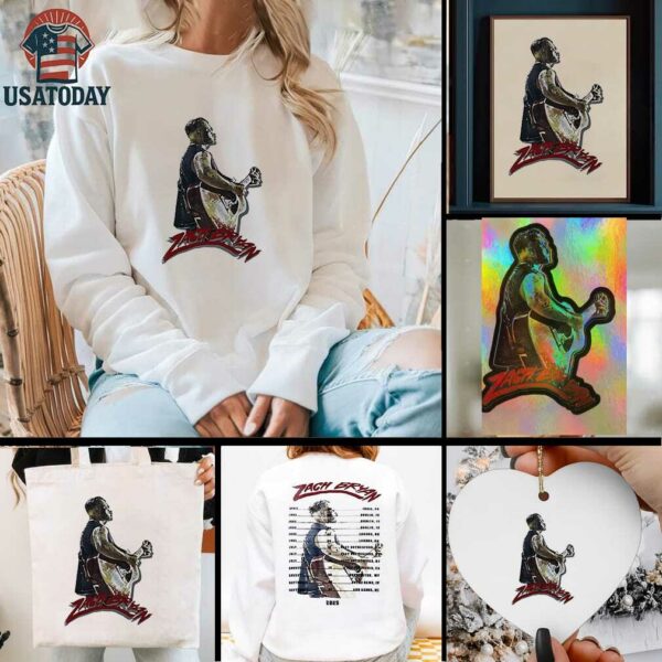Zach Bryan World Summer show 2025 tour dates photo shirt