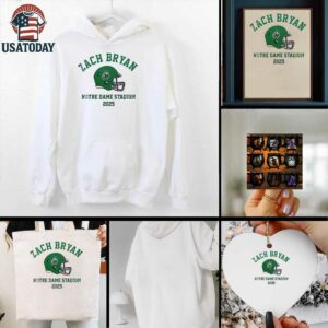 Zach Bryan X Notre Dame Fighting Irish stadium 2025 shirt