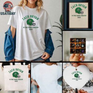 Zach Bryan X Notre Dame Fighting Irish stadium 2025 shirt