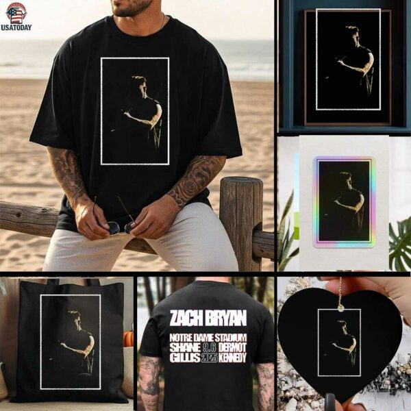 Zach Bryan live in concert 2025 photo shirt