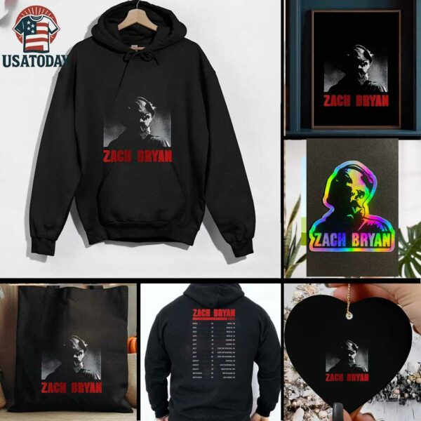 Zach Bryan tour Notre Dame dates shirt