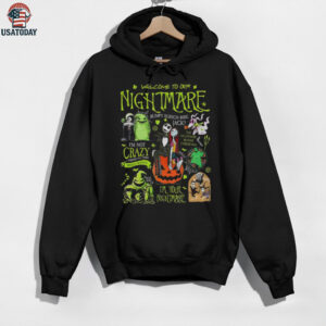 Welcome to our nightmare bumpy slieigh ride jack horror character Halloween shirt