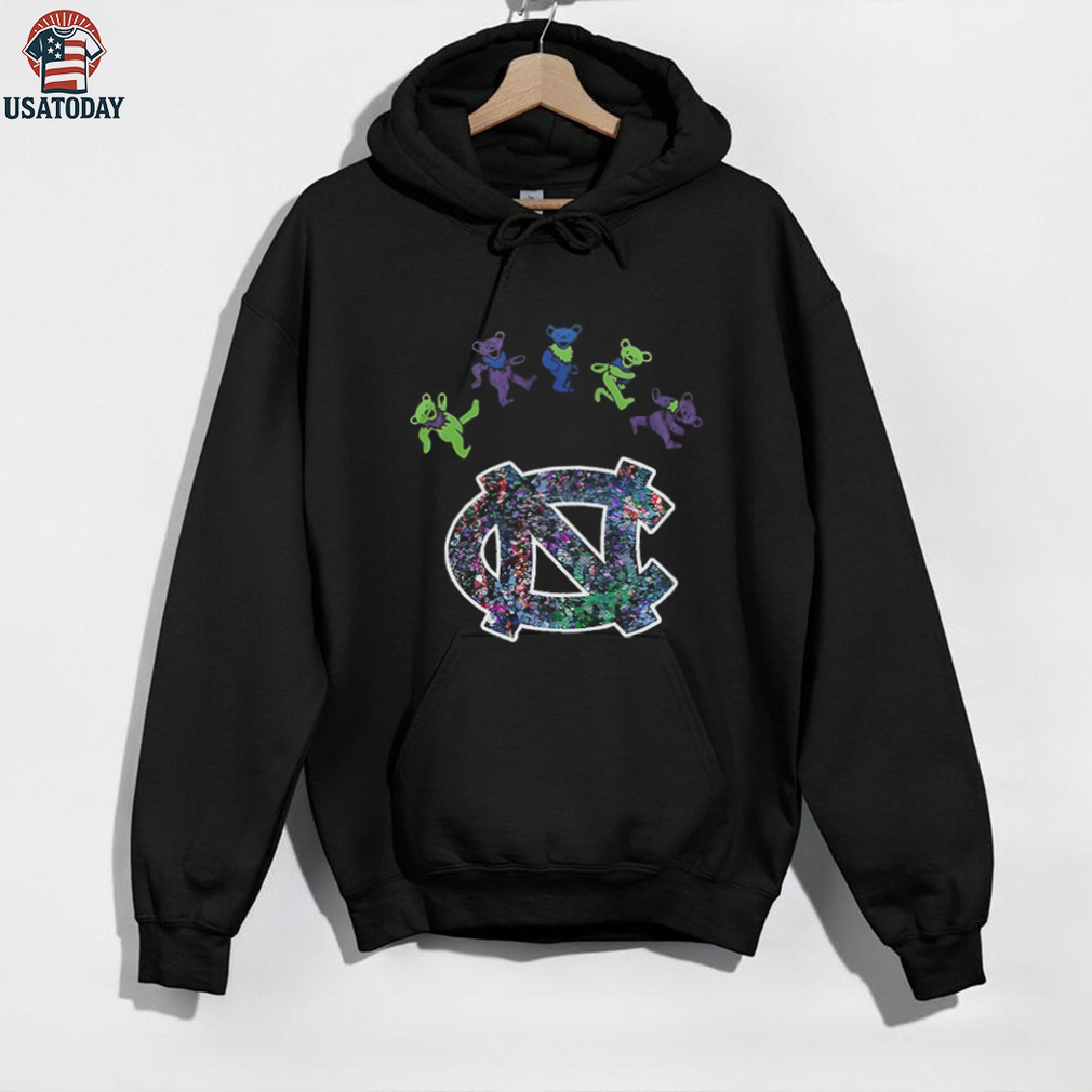 North Carolina Tar Heels x Grateful Dead night 2025 bears logo shirt North Carolina Tar Heels x Grateful Dead night 2025 bears logo shirt