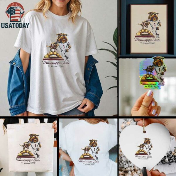 Mississippi State Bulldogs vs Texas A&M Aggies 2025 College stadium TX shirt