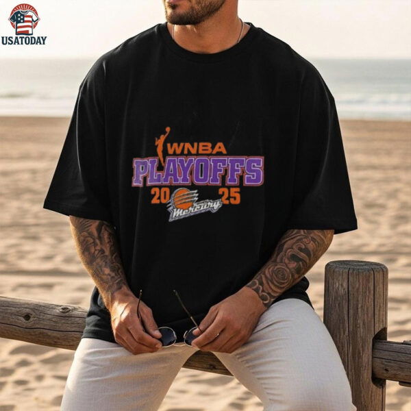 Phoenix Mercury Basketball WNBA Playoffs 2025 logo shirt