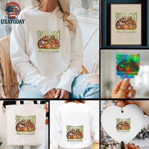 Southeastern Conference football SEC fall mascots shirt