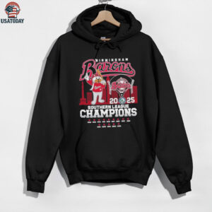 Official Birmingham Barons Mascot 2025 Southern League Champions Shirt
