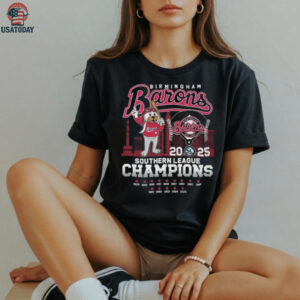 Official Birmingham Barons 2025 Southern League Champions Shirt