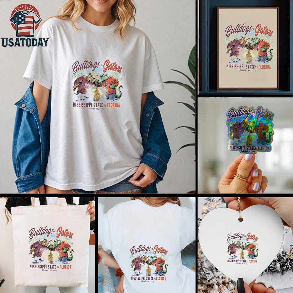 Mississippi State Bulldogs vs Florida Gators mascots 2025 SEC showdown shirt Mississippi State Bulldogs vs Florida Gators mascots 2025 SEC showdown shirt
