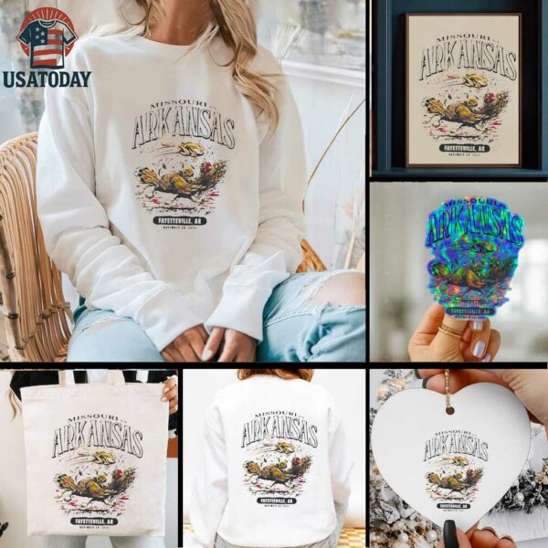 Missouri Tigers vs Arkansas Razorbacks Fayetteville AR 2025 shirt
