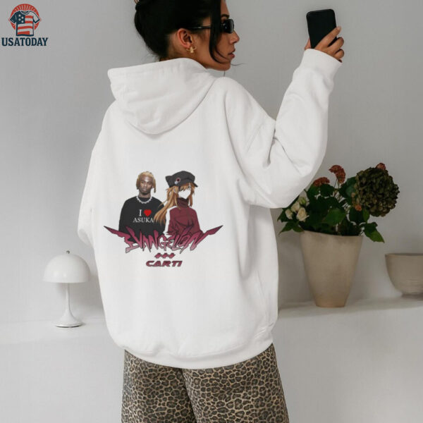 playboi carti x Asuka Langley Soryu Evangelion T shirts
