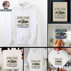 National champs 1990 Georgia Tech Yellow Jackets settled once and for all shirt