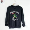 Phillie Phanatic holding Phillies flag Philadelphia Phillies MLB Baseball Champions 2025 shirt