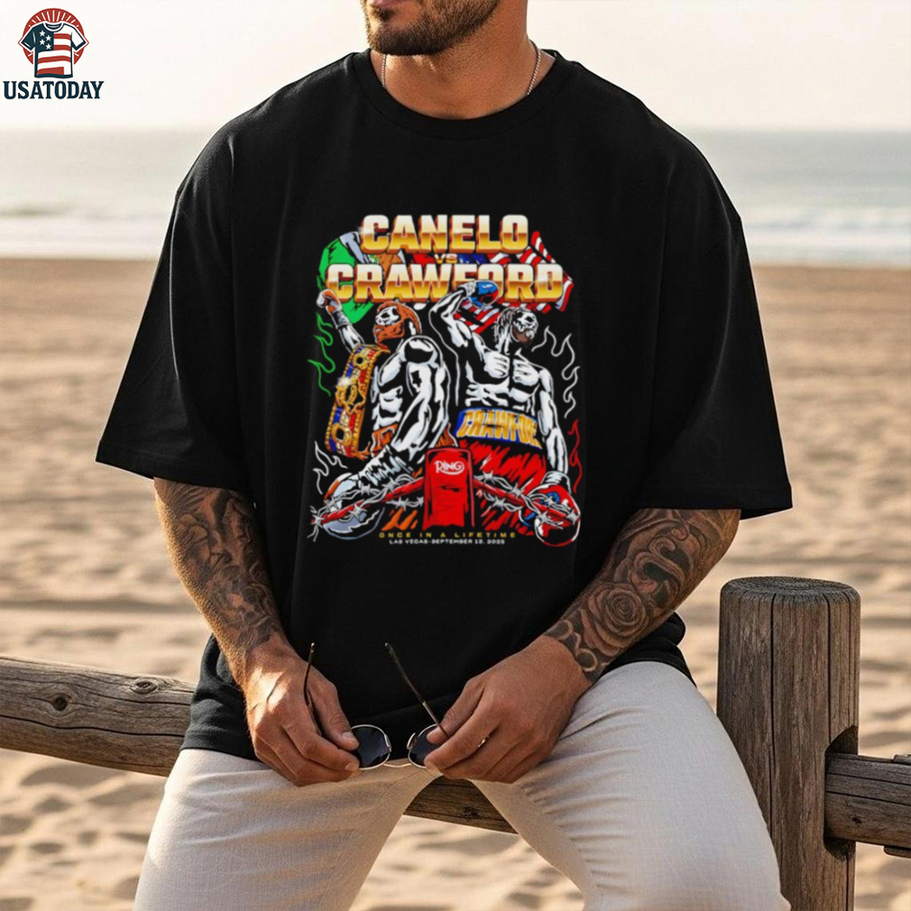 Canelo Crawford Once In A Lifetime Las Vegas Sep 13 2025 shirt Canelo Crawford Once In A Lifetime Las Vegas Sep 13 2025 shirt