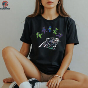 Carolina Panthers x Grateful Dead night 2025 bears logo shirt